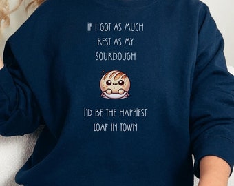 Sweat-shirt drôle de boulanger au levain : cadeau douillet pour les amateurs de pain