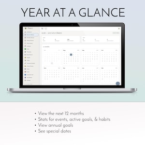 2027 digital planner app installed on iPhone home screen, offline life organizer with habit tracker budget planner and meal planner, no subscription no account no monthly fee productivity dashboard, daily weekly monthly planning for iPhone iPad Android Windows Mac, private on-device data storage, instant digital download from Luna Digital Studios