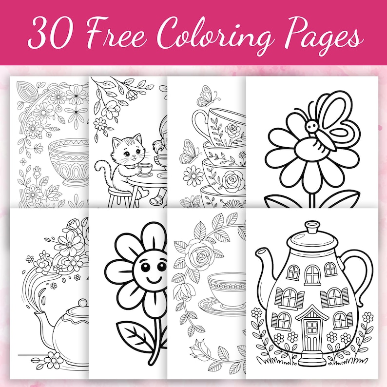 Tea Party Game Bundle PRINTABLE Ladies Afternoon Tea Trivia Female Birthday Party Activities Girls Adults Kids Fun Quiz Set Church Shower