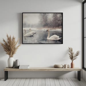 Vintage Winter Print Bundle PRINTABLE Winter Vintage Oil Painting Set Snow Gallery Wall Art Collection Christmas Decor Snowy Landscape