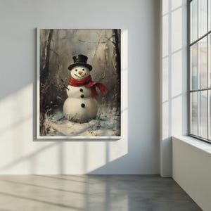 Vintage Winter Print Bundle PRINTABLE Winter Vintage Oil Painting Set Snow Gallery Wall Art Collection Christmas Decor Snowy Landscape