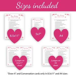 Tea Party Game Bundle PRINTABLE Ladies Afternoon Tea Trivia Female Birthday Party Activities Girls Adults Kids Fun Quiz Set Church Shower