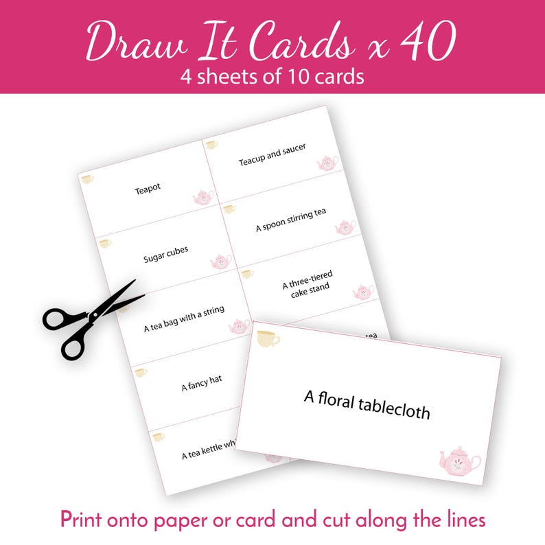 Tea Party Game Bundle PRINTABLE Ladies Afternoon Tea Trivia Female Birthday Party Activities Girls Adults Kids Fun Quiz Set Church Shower