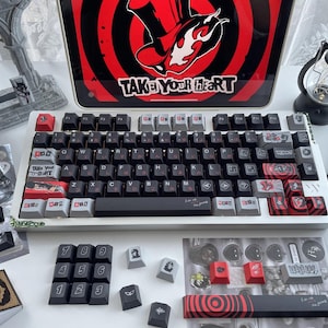 ペルソナ ペルソナ5 P5 キーキャップ マウスパッド ストラップ IFK ペルソナ ペルソナ5 P5 キーキャップ マウスパッド ストラップ