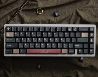 Keycaps BlackMyth WuKong Black/Red PBT Full set