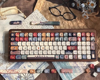 Owl&#39;s Message Keycaps  SOA/Cherry/MOA Profile 140Keys+