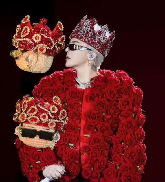 G-DRAGON ジヨン Übermensch ローブ ジヨン RED Bigbang G-dragon