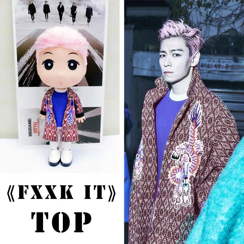 Bigbang T.O.P FXXK IT Inspired Figure – K-pop Idol Merch - Etsy