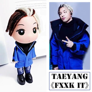 Figurine inspirée de BigBang Taeyang FXXK IT – Produits dérivés K-pop Idol