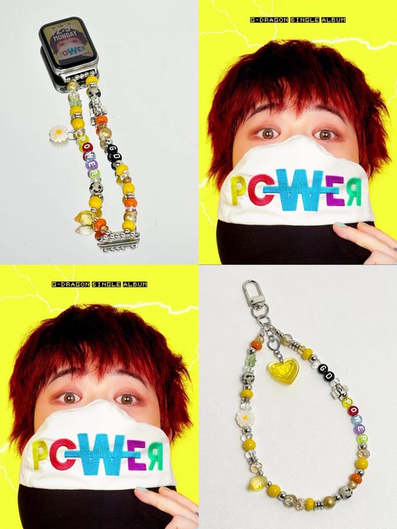 Bigbang G-dragon POWER Apple Watch Band & Phone/key Chains