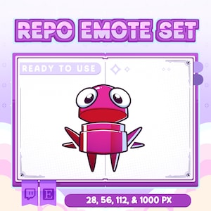 REPO Emote Set, REPO Emote, 1 Pack REPO Emote, shock emote, repo, repo emote, cute emote, digital download