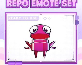 REPO Emote Set, REPO Emote, 1 Pack REPO Emote, shock emote, repo, repo emote, cute emote, digital download