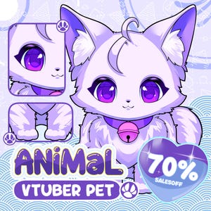 動物 Vtuber ペット | 動物 Vtuber | マスコット | Vtuber | L2d | Vtuber アバター | Vtuber マスコット