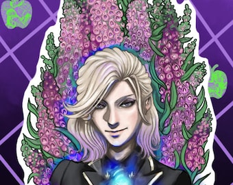 Sticker- Vil and Foxglove