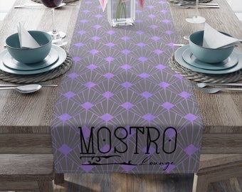 Mostro Lounge Table Runner (Cotton or Poly) Octavinelle Fish Mafia