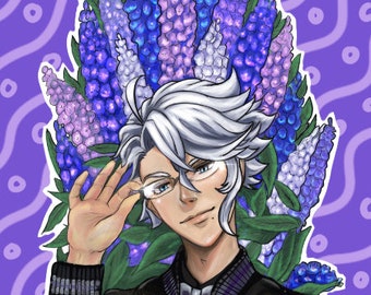 Sticker: Azul - Delphinium