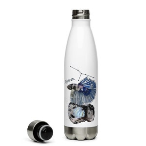 Stainless Steel Water Bottle - Cancer