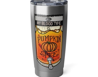Pumpkin Spice Vagabond 20oz Tumbler Funny Fall Autumn Coffee Lovers