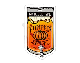 PSL Support Funny Die-Cut Stickers Pumpkin Spice