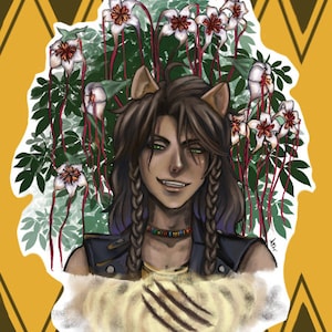 Sticker- Leona - Twisted Cord Flower