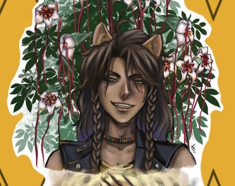 Sticker- Leona - Twisted Cord Flower