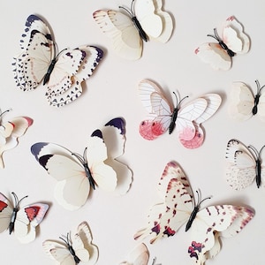 Butterfly Wall Decor for Nursery, Butterfly Wall Decal, Butterfly Wall Stickers, Butterfly Room Decor, Butterfly Home Decor,Wall Butterflies