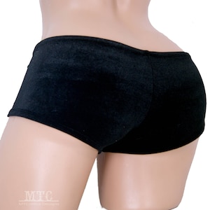 Velvet booty shorts boho rave velvet hot pants festival outfit rave clothing MTCoffinz  19 color options Boy Shorts