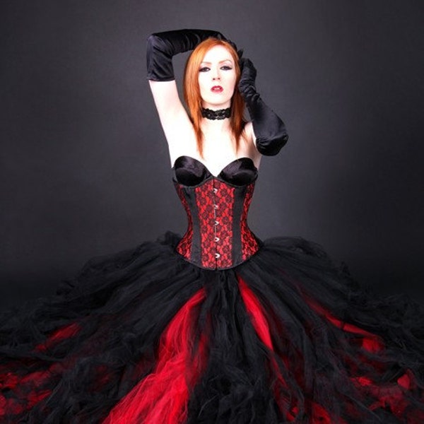 Black and Red Wedding Dress Etsy