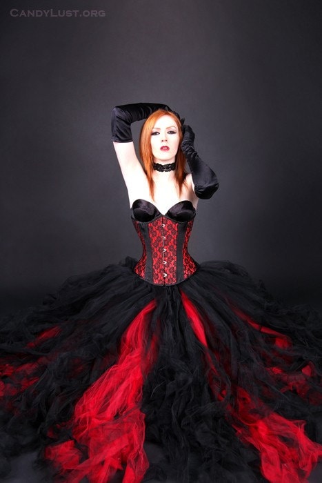 Red Gothic Dress 