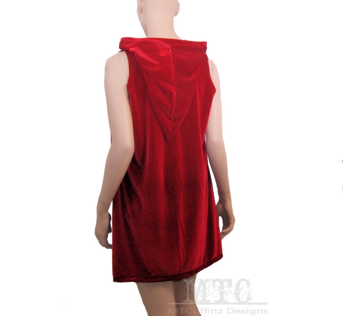 Velvet Cardigan Coverup With Pixie Hood Choose From 15 Colors Mtcoffinz ...