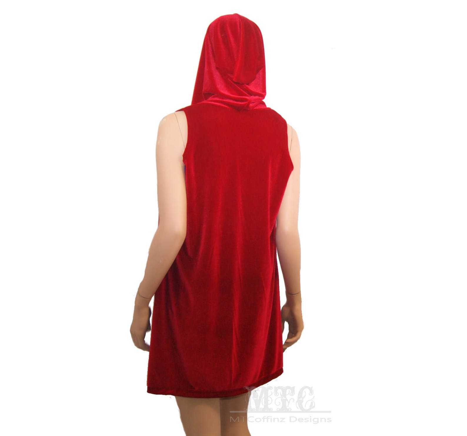 Velvet Cardigan Coverup With Pixie Hood Choose From 15 Colors Mtcoffinz ...