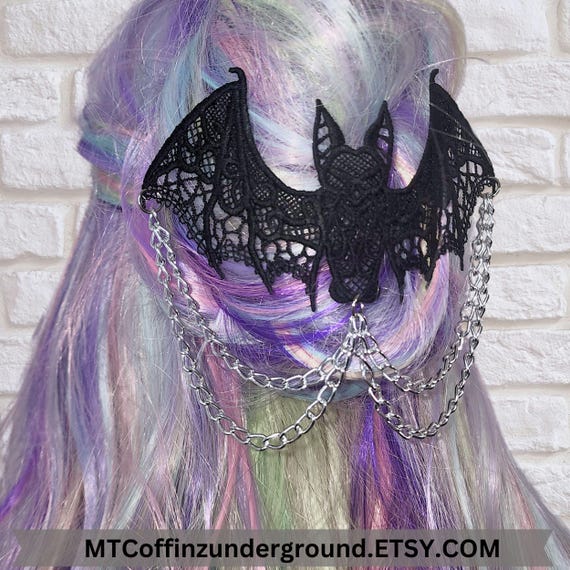 Gothic  lace tulle hair decorations/accessories Gothic Lolita Headband Black Bow Lace Hair Accessory main image 2