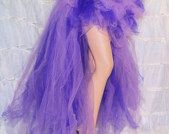 Purple Lavender High Low Couture Formal Bustle Sewn TuTu Adult All Sizes MTCoffinz