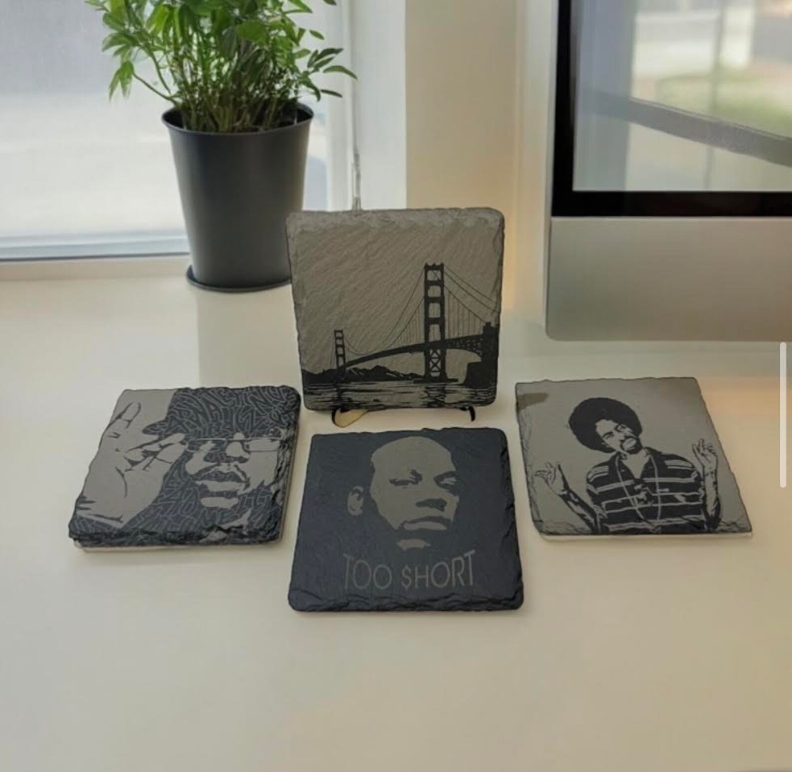 Slate Bay Area Rapper Coasters E-40, Too Short, Mac Dre, San Francisco ...