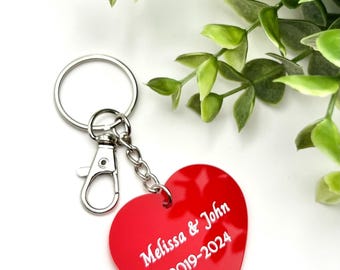 Heart Keychain Mother&#39;s Day Gift Basket Tag Personalized Name Tag Heart Name Tag Custom Heart Gift Tag Gift for Her
