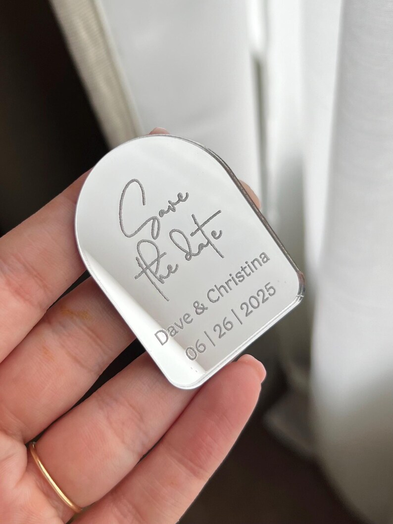 Personalized Wedding Favor Save the Date Magnets Wedding Invitation ...