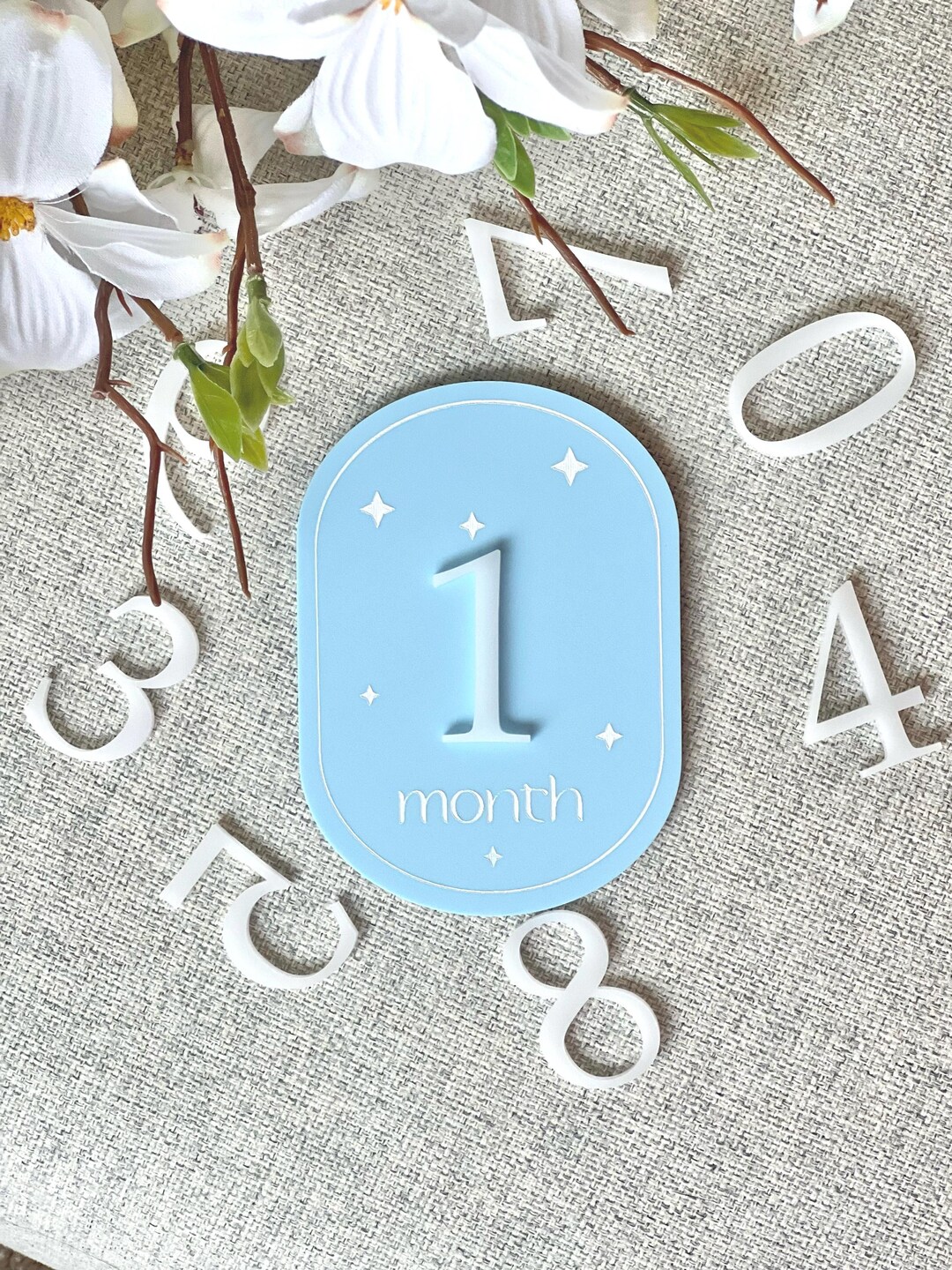 Baby Milestone Cards Newborn Baby Gift Monthly Milestones Baby ...
