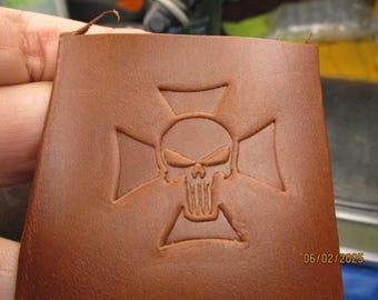 SNIPPER ID leather stamp 39 x 37 mm diameter (1.47 x 1.45 inches), leather embossing