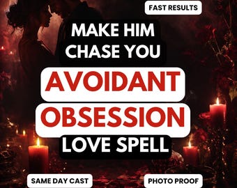 Obsession Love Spell | Make Stubborn Avoidant  Obsessed With You | Stop Hot and Cold Pulling Away | Bring Him Back Same Day Cast