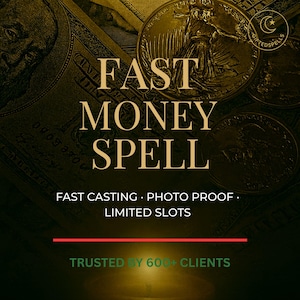 Money Spell | Fast Wealth Manifestation Ritual for Cash, Luck & Financial Abundance | Same Day Casting