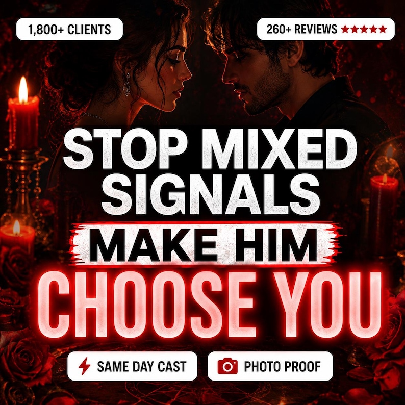 Avoidant Commitment Spell | Make Him Commit & Choose You | Commitment Binding Ritual | End Mixed Signals | Loyalty Spell Same Day Cast image 9