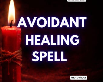 Avoidant Attachment Healing Spell | Emotional Security Seal for Hot & Cold Partners | Secure Bond and Stop Pulling Away