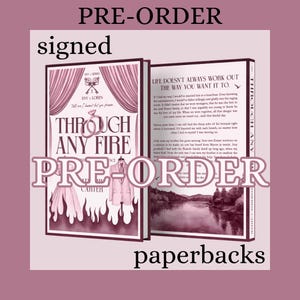 PRE-ORDINA Attraverso Any Fire Brossura Autografata