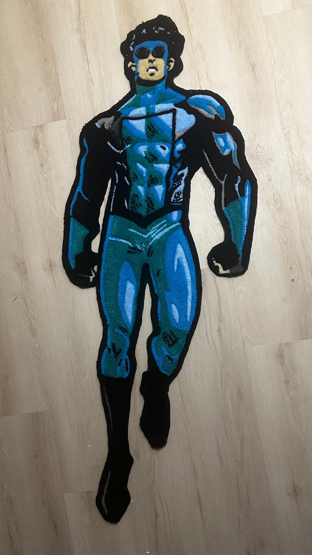 Invincible Custom Rug Superhero Rug: Comic Style Gaming Room Decor (INVINCIBLE) - Etsy