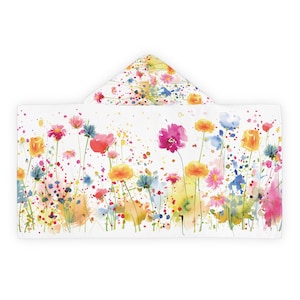 Floral Hooded Towel
