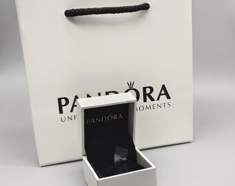 Handmade Pandora Style Gift Bag with Small Jewellery Box for Charms Earrings Rings
