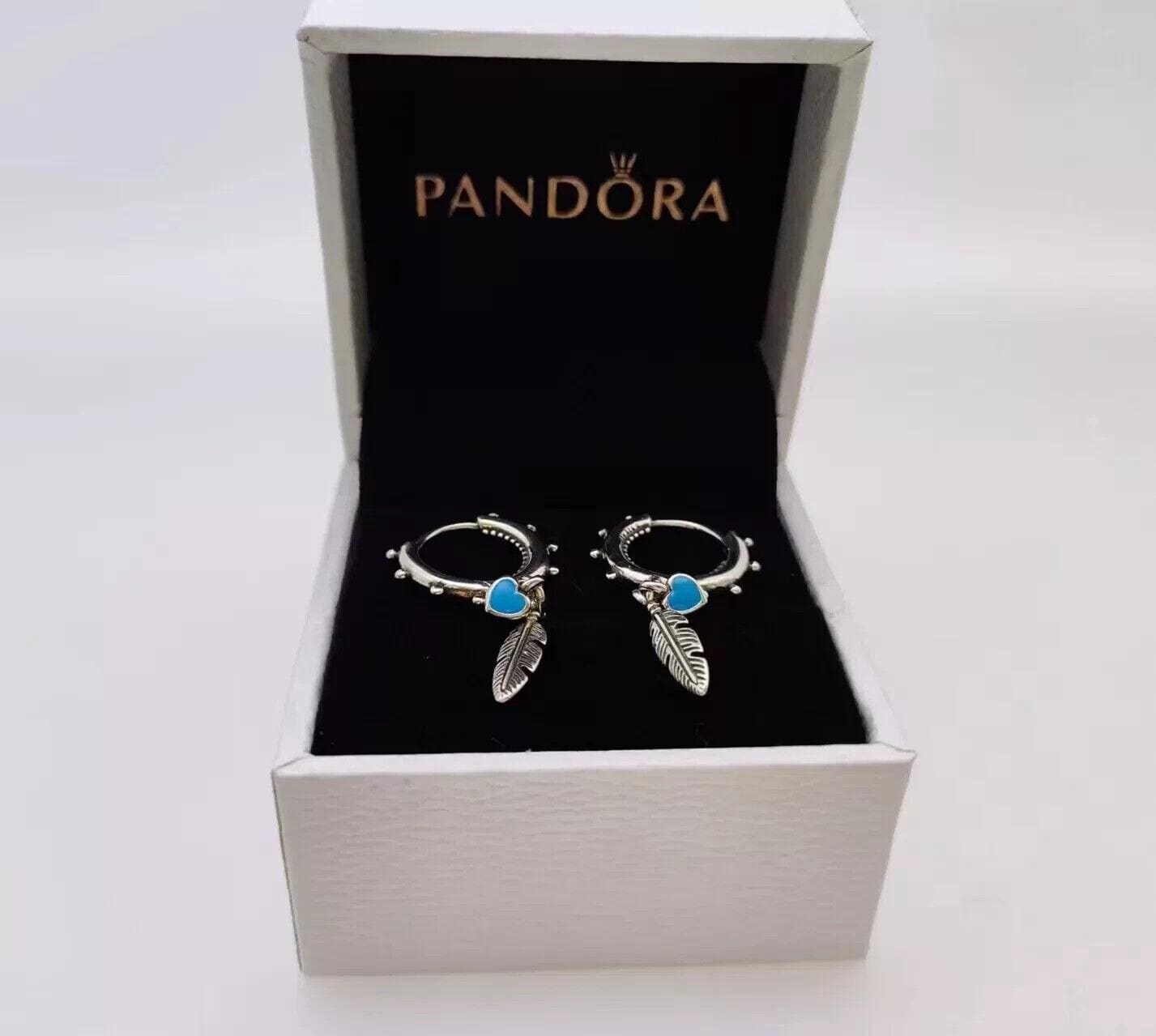 Sparkly Feather Earrings UK