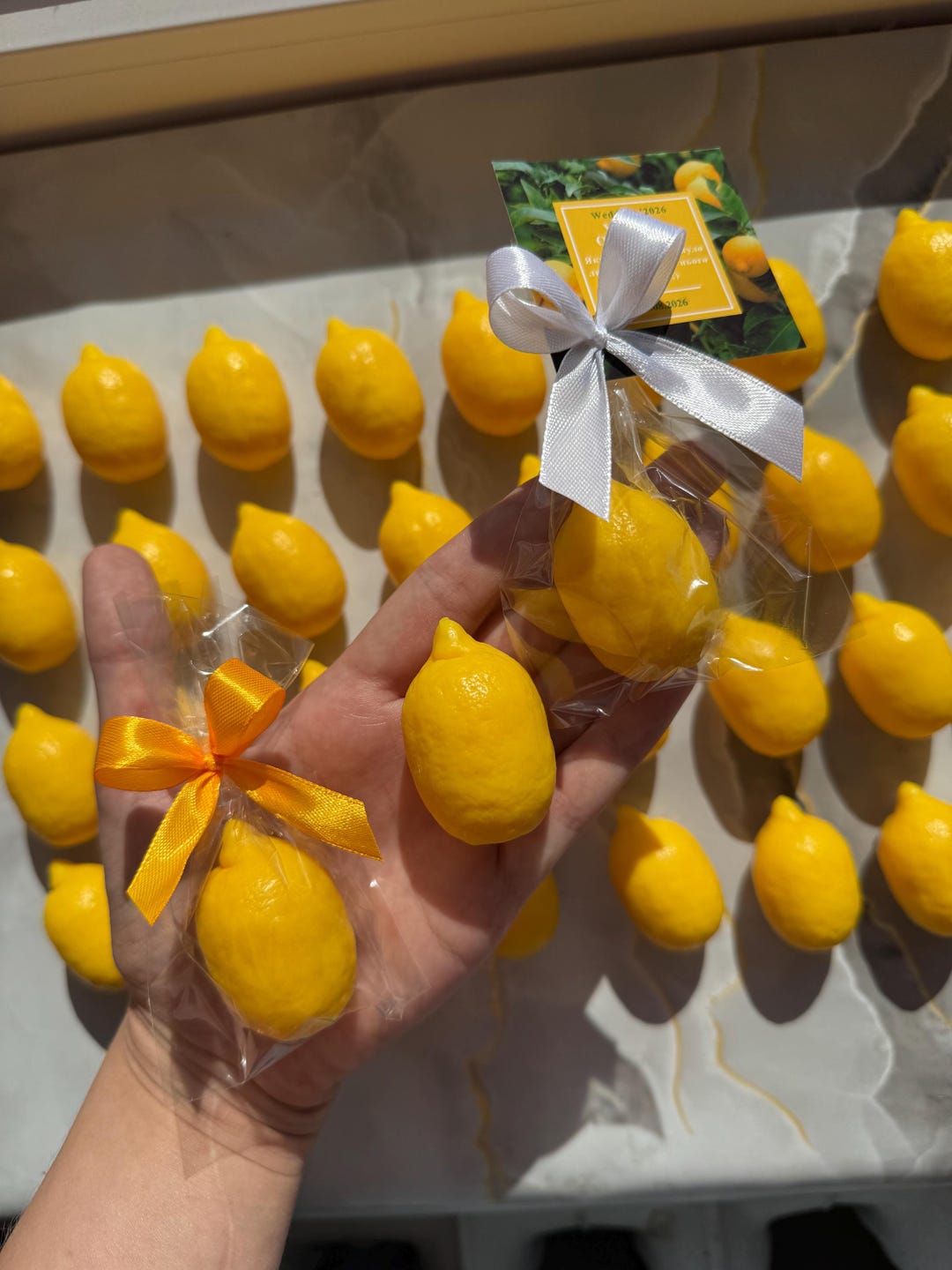 Wedding Soap Favors, Bachelorette Favors, Bridal Party Gifts, Lemon Bar