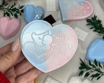 Handmade soap Heart-Shaped, Mother Day Gift Idea, Happy Mothers Day, First Mothers Day
