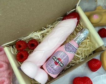Adult Soap Gift Box: Handmade Novelty Bachelorette Party Soaps